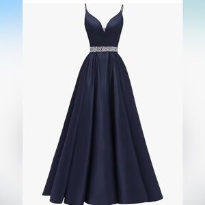 Sophisticated Midnight Blue Gown